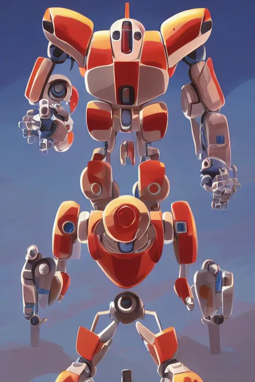 Image similar to metabots medabots medarotto medarot robot minimalist comics, behance hd by jesper ejsing, by rhads, makoto shinkai and lois van baarle, ilya kuvshinov, rossdraws global illumination ray tracing hdr radiating a glowing aura