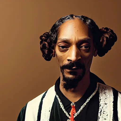 Prompt: photograph of snoop dog dressed as william shakespeare, filmic, cinematographic