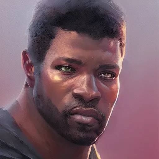 Image similar to “Portrait of IDwayne Douglas Johnson by Greg Rutkowski, young, manly, attractive, strong, older brother vibes, highly detailed portrait, scifi, digital painting, artstation, concept art, smooth, sharp foccus ilustration, Artstation HQ”
