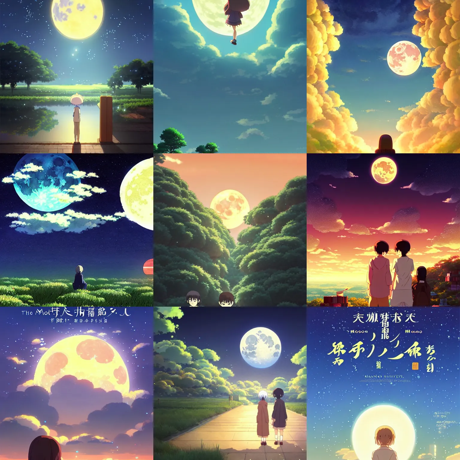 Prompt: the moon cake, digital art, illustrations, by makoto shinkai and studio ghibli