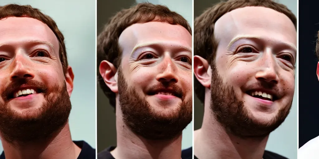 Prompt: mark zuckerberg with long beautiful beards