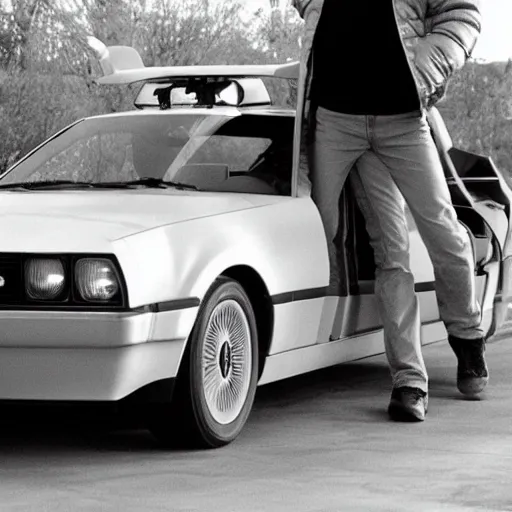 Prompt: photo of marty mcfly