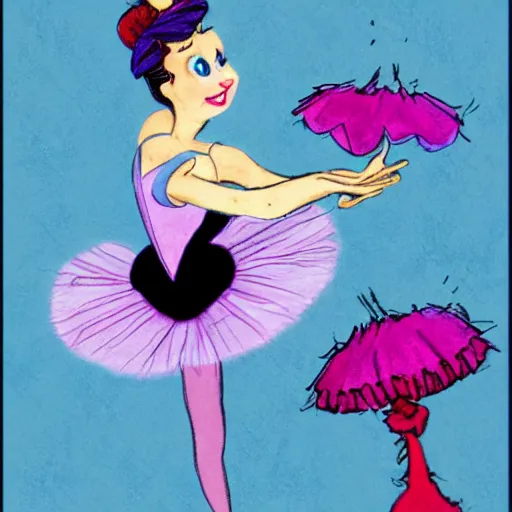 Prompt: ballerina by disney