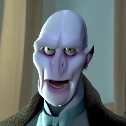 Image similar to Film still of Voldemort, from Disney Pixar's Up (2009)