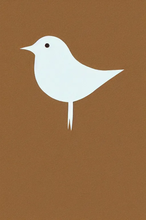 Image similar to minimalist art of a bird