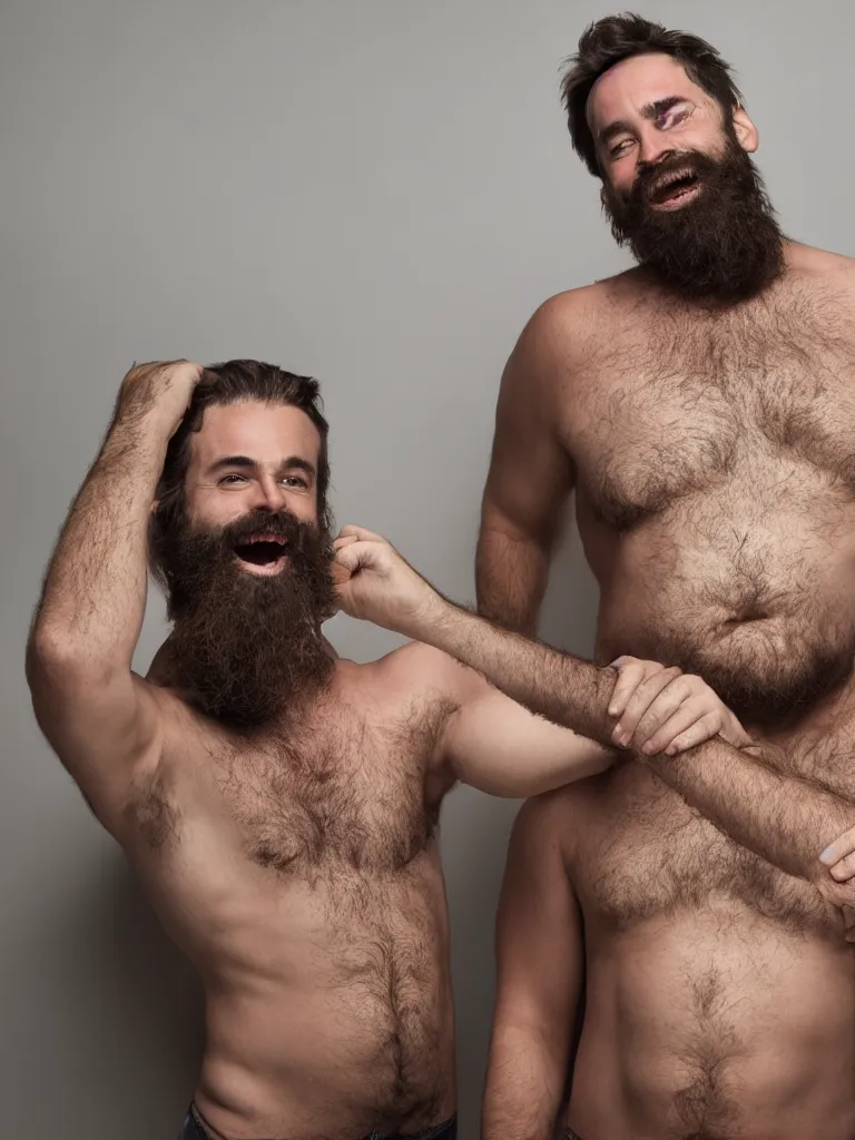 Hairy chested dads