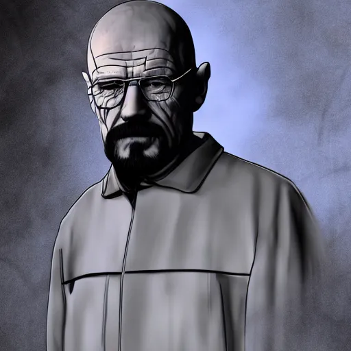 Prompt: Walter White as a sith lord, 4k digital art