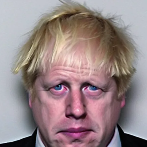 Image similar to Boris Johnson police mugshot