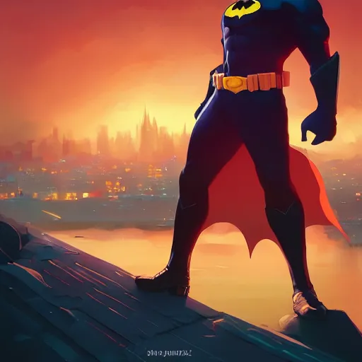 Prompt: hero world batman, behance hd by jesper ejsing, by rhads, makoto shinkai and lois van baarle, ilya kuvshinov, rossdraws global illumination