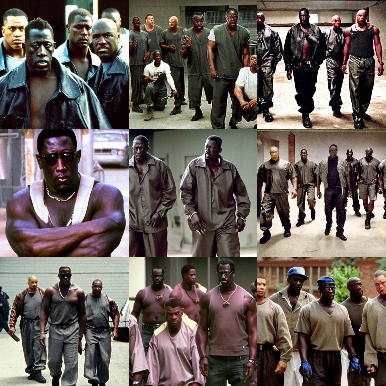 Prompt: wesley snipes' prison gang