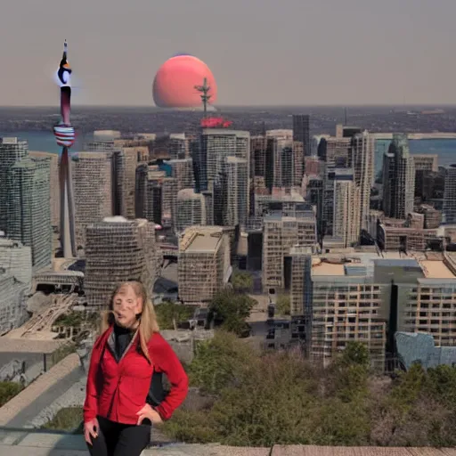 Image similar to red planet as a tourist guide in Toronto