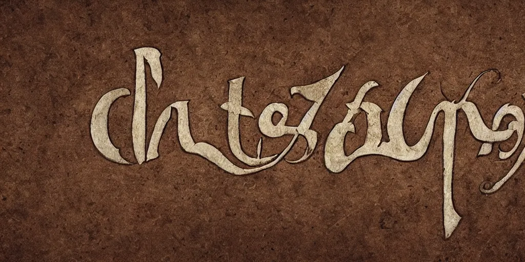 Image similar to medieval typeface