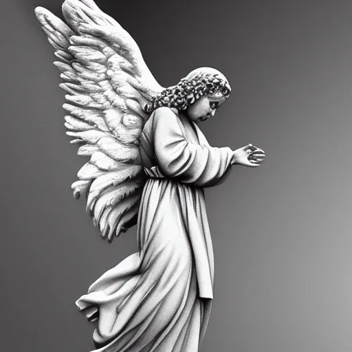 Image similar to biblically accurate angel, security footage, photorealistic