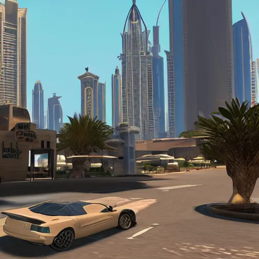 Image similar to gta : dubai