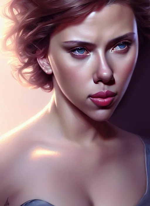 Prompt: ultra realistic illustration, handsome scarlett johansson. realistic intricate, elegant, highly detailed, digital painting, artstation, concept art, smooth, sharp focus, illustration, art by artgerm and greg rutkowski and alphonse mucha and wlop