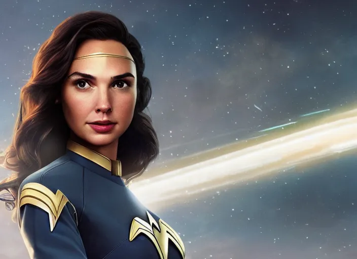 Prompt: a disney film still of gal gadot as a star trek officer, finely detailed features, closeup of the face, perfect art, dusk, blue hour, gapmoe yandere grimdark, trending on pixiv fanbox, painted by greg rutkowski, makoto shinkai, takashi takeuchi, alphonse mucha, akihiko yoshida