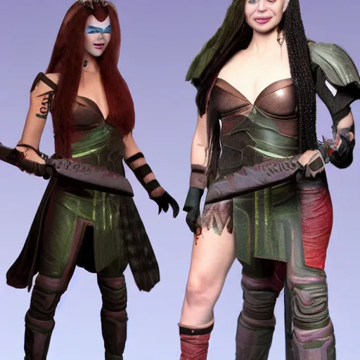 Image similar to female klingon