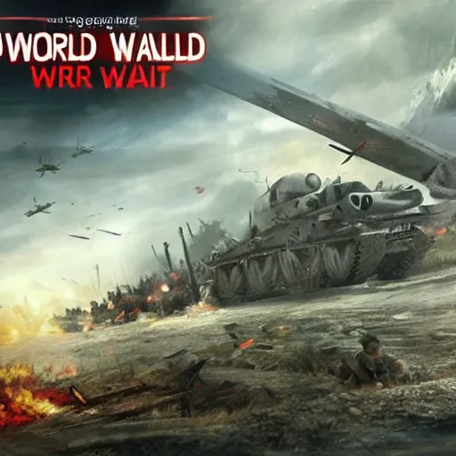 Prompt: world war 4, concept art