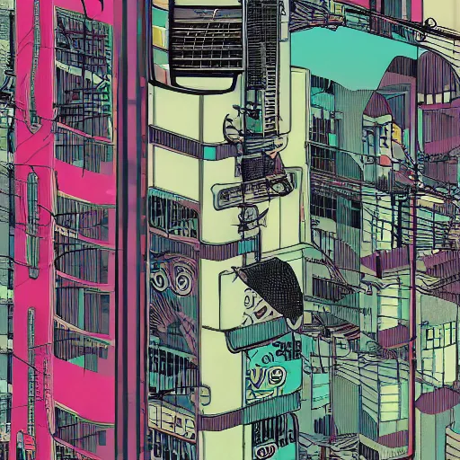 Image similar to 9 0 s tokyo close up by inio asano, beeple and james jean, aya takano color style, 4 k, super detailed, modern, 4 k, symmetrical