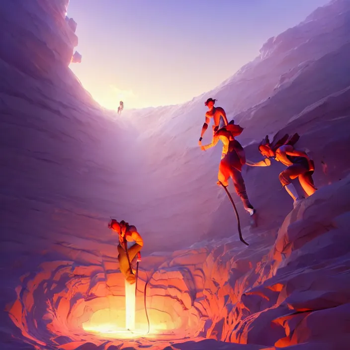 Image similar to digging to the centre of the earth, in marble incrusted of legends official fanart behance hd by jesper ejsing, by rhads, makoto shinkai and lois van baarle, ilya kuvshinov, rossdraws global illumination