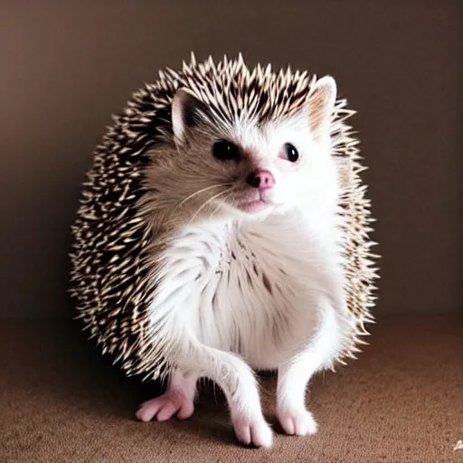 Image similar to a hedgehog - cat - hybrid, animal photography