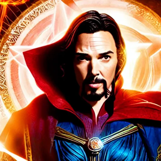 Image similar to film still of gal gadot as Doctor Strange in the Multiverse of Madness