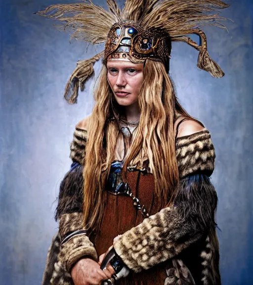 portrait_photo_of_a_stunningly beautiful norse maiden | Stable ...