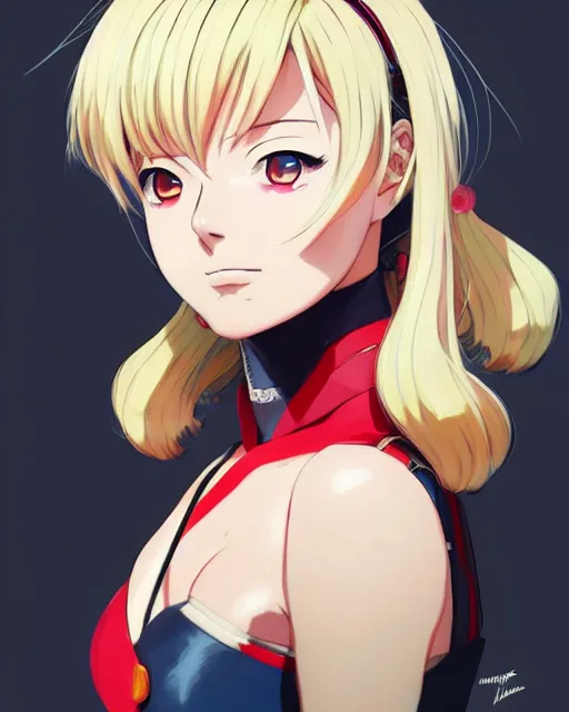 Prompt: Anime as Margot Robbie cute-fine-face, pretty face, surprised realistic shaded Perfect face, fine details. Anime. Playing Trace Overwatch Trace Overwatch ; Red-Line-Anime Red-Line-Anime realistic shaded lighting by Ilya Kuvshinov katsuhiro otomo ghost-in-the-shell, magali villeneuve, artgerm, rutkowski, WLOP Jeremy Lipkin and Giuseppe Dangelico Pino and Michael Garmash and Rob Rey