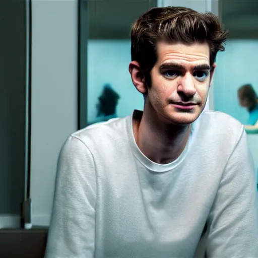 Image similar to hyperrealistic dslr film still of andrew garfield as jim davis'garfield, stunning 8 k octane comprehensive 3 d render, inspired by istvan sandorfi & greg rutkowski & unreal engine, perfect symmetry, dim volumetric cinematic lighting, extremely hyper - detailed, incredibly real lifelike attributes & flesh texture, intricate, masterpiece, artstation, stunning