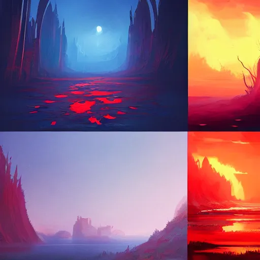 Prompt: a dream of red mansions, by anato finnstark, by alena aenami, by john harris, by ross tran, by wlop, by andreas rocha