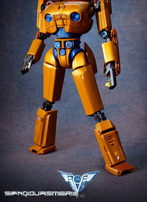 Prompt: Transformers Dana Scully action figure from Transformers: Robots in Disguise (2015), symmetrical details, by Hasbro, Takaratomy, tfwiki.net photography, product photography, official media