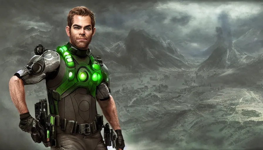 Prompt: chris pine is sam fisher from splinter cell, game map matte painting, hyperdetailed, artstation, cgsociety, 8 k