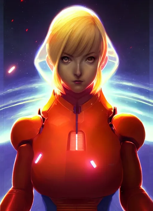 Prompt: portrait of zero suit samus aran, intricate, elegant, glowing lights, highly detailed, digital painting, artstation, concept art, smooth, sharp focus, illustration, art by wlop, mars ravelo and greg rutkowski