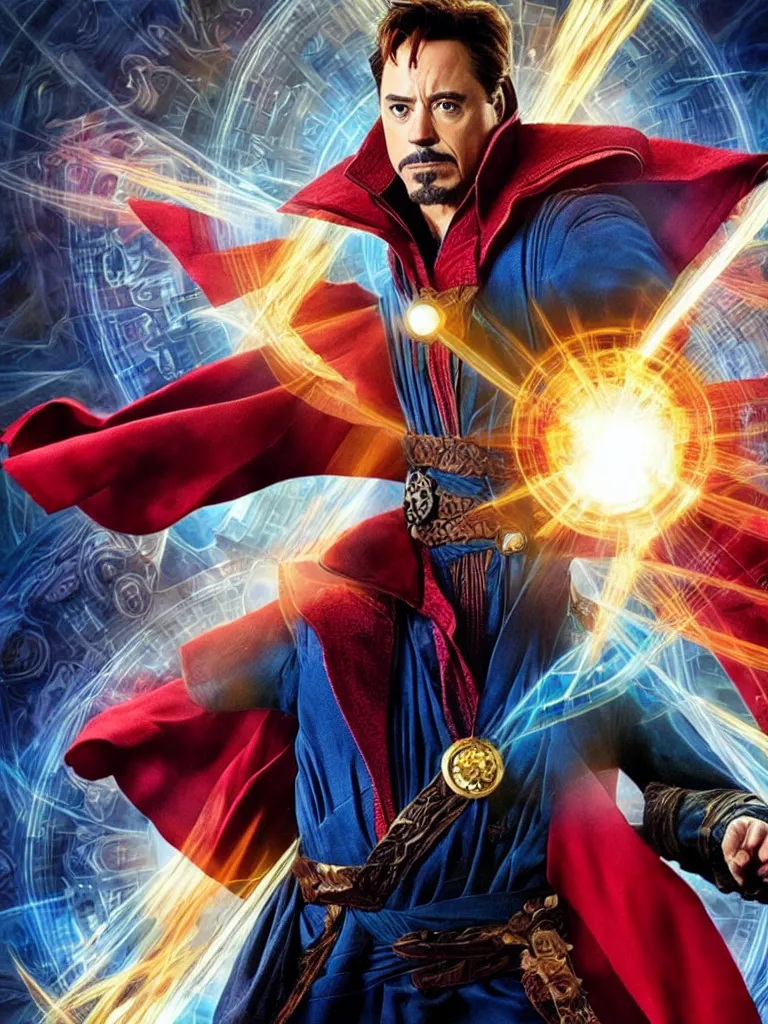 Image similar to Robert Downey Jr as Doctor Strange