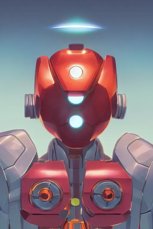 Image similar to metabots medabots medarotto medarot robot minimalist comics helmet mask neon cybereye, behance hd by jesper ejsing, by rhads, makoto shinkai and lois van baarle, ilya kuvshinov, rossdraws global illumination ray tracing hdr radiating a glowing aura