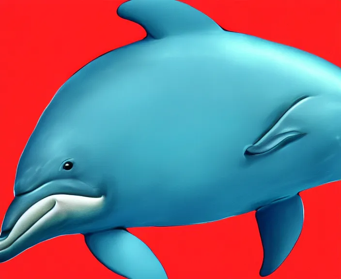 Image similar to Hybrid Between a Human and an Dolphin, Digital Art, Cartoon Style