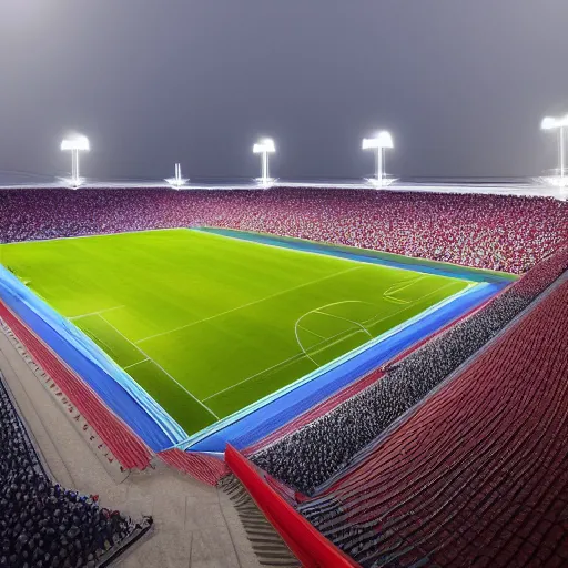 Image similar to Zakho Stadium, 50000, modern, 4k,