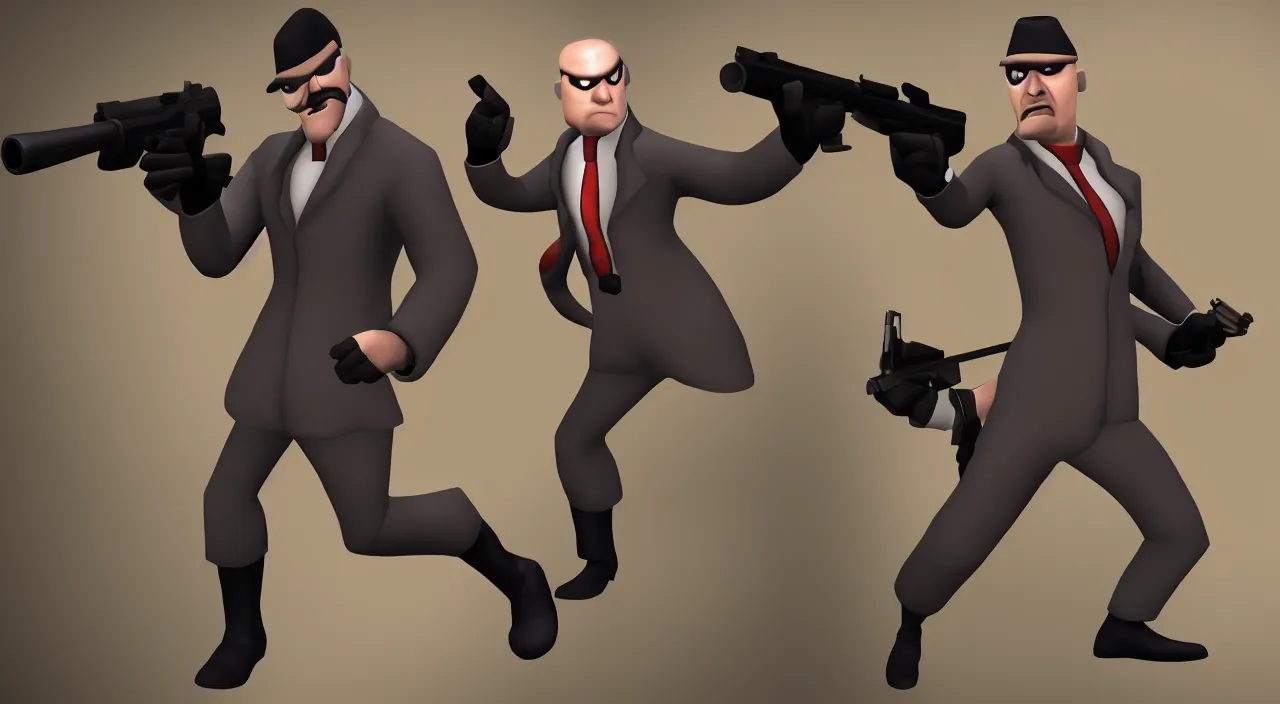 Image similar to spy from team fortress