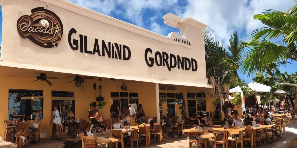 Prompt: island grind coffee aruba