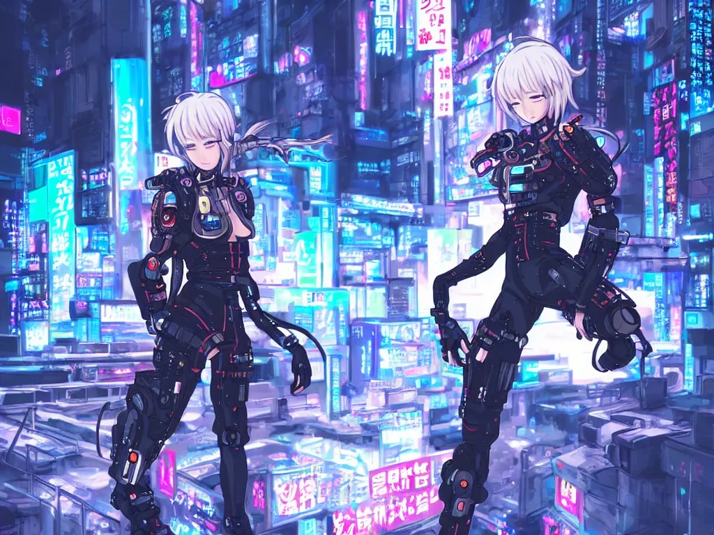 Prompt: anime key visual taekwon kim / a - rang style futuristic cyber warrior girl, on cyberpunk neon light tokyo rooftop, ssci - fi and fantasy, intricate and very beautiful, highly detailed and digital painting, concept art, smooth, illustration, art by liya nikorov and rongzhen luo and rossdraws and huaixuan xiang