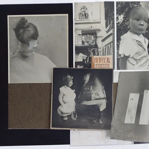 Image similar to old photographs found in the dumpster