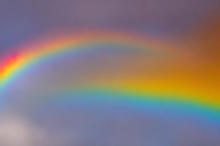 Prompt: photo close - up of rainbow floating in air, sony a 7 0 0 8 0 mm hdr