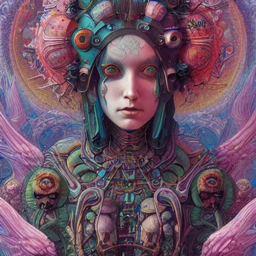 Prompt: hyper detailed masterpiece, original jean giraud digital art painting pastel goth aesthetic, creepy kawaii, psychedelic, donato giancola and tom bagshaw