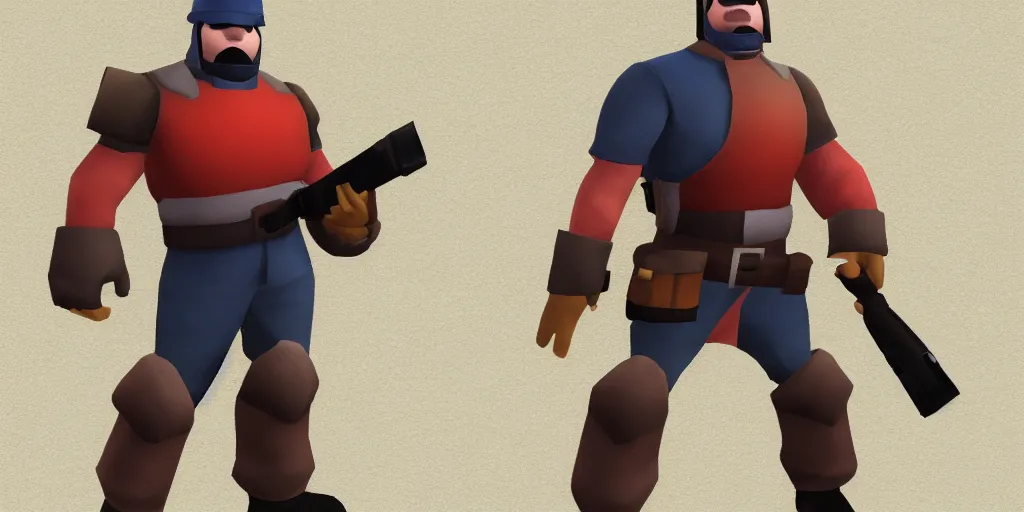 Image similar to a sentry from team fortress 2