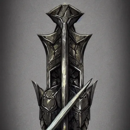 Prompt: concept art of small totemic dagger weapon, symmetry, dagger design, fantasy dagger, fantasy, behance, pinterest, deviantart, artstation, weapons concept art, design, rpg, weapon, detailed, digital art, incredible, digital painting