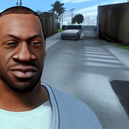 Image similar to Carl Johnson from gta san andreas Converts to islam