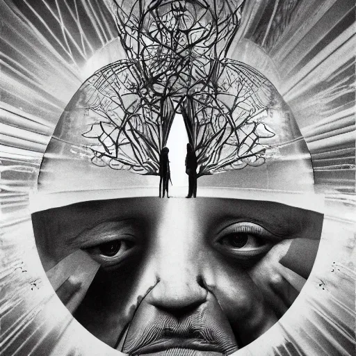 Image similar to Myself and everything & everyone is GOD or infinite intelligent imagination surrealism