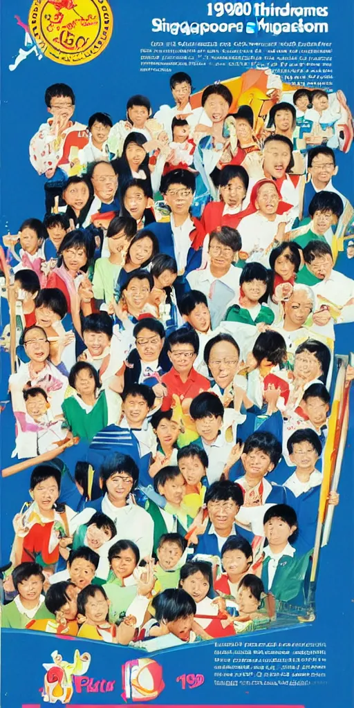 Image similar to 1 9 9 0 s singaporean public education poster