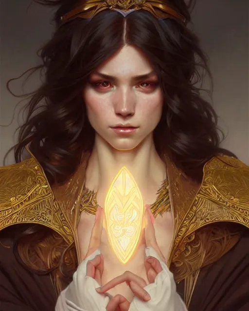 Image similar to a robed precursor species, fantasy character portrait, ultra realistic, intricate, elegant, highly detailed, digital painting, artstaion, smooth, sharp, focus, illustration, art by artgerm and greg rutkowski and alphonse mucha