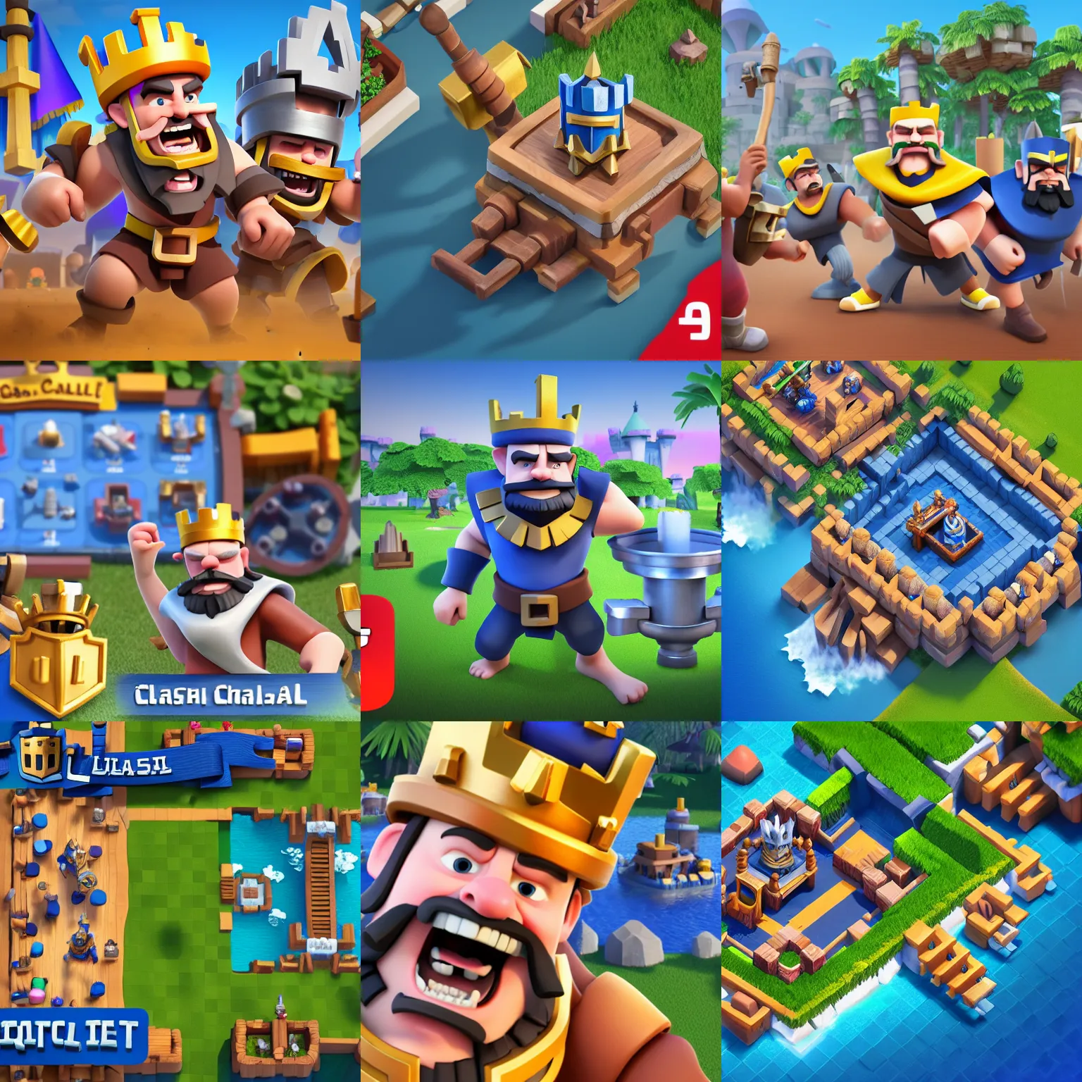 clash royale in a summer dress Highly Detailed, | Stable Diffusion